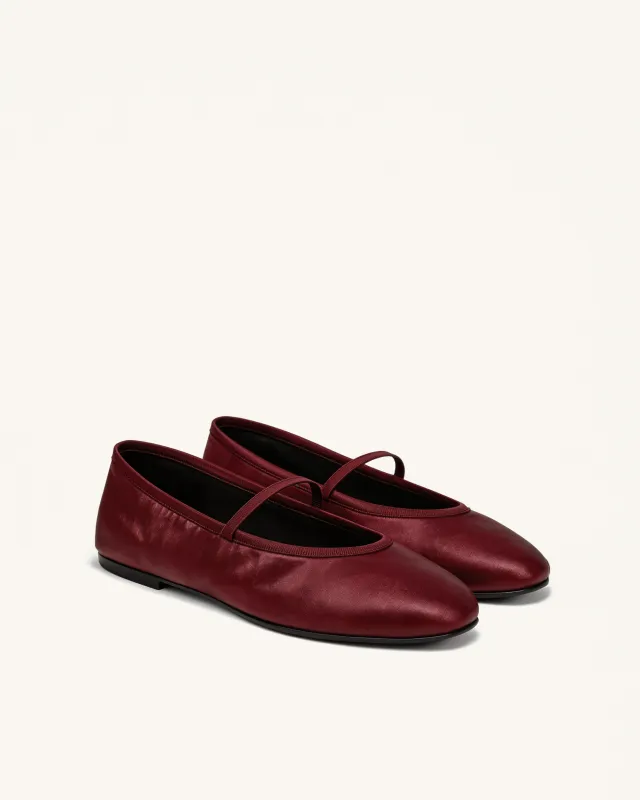 Hazel Mary Jane Flats – Red made by JW PEI