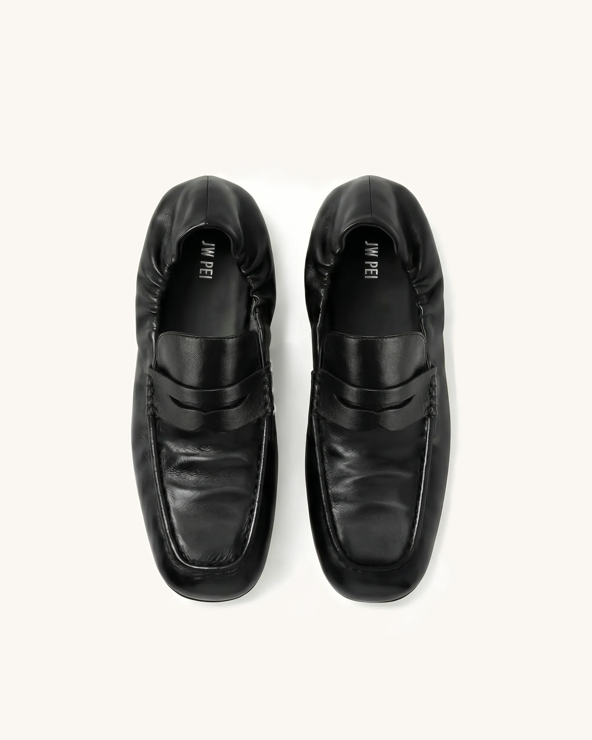 Rowan Ruched Flat Loafers - Black sold by JW PEI product image thumbnail 2