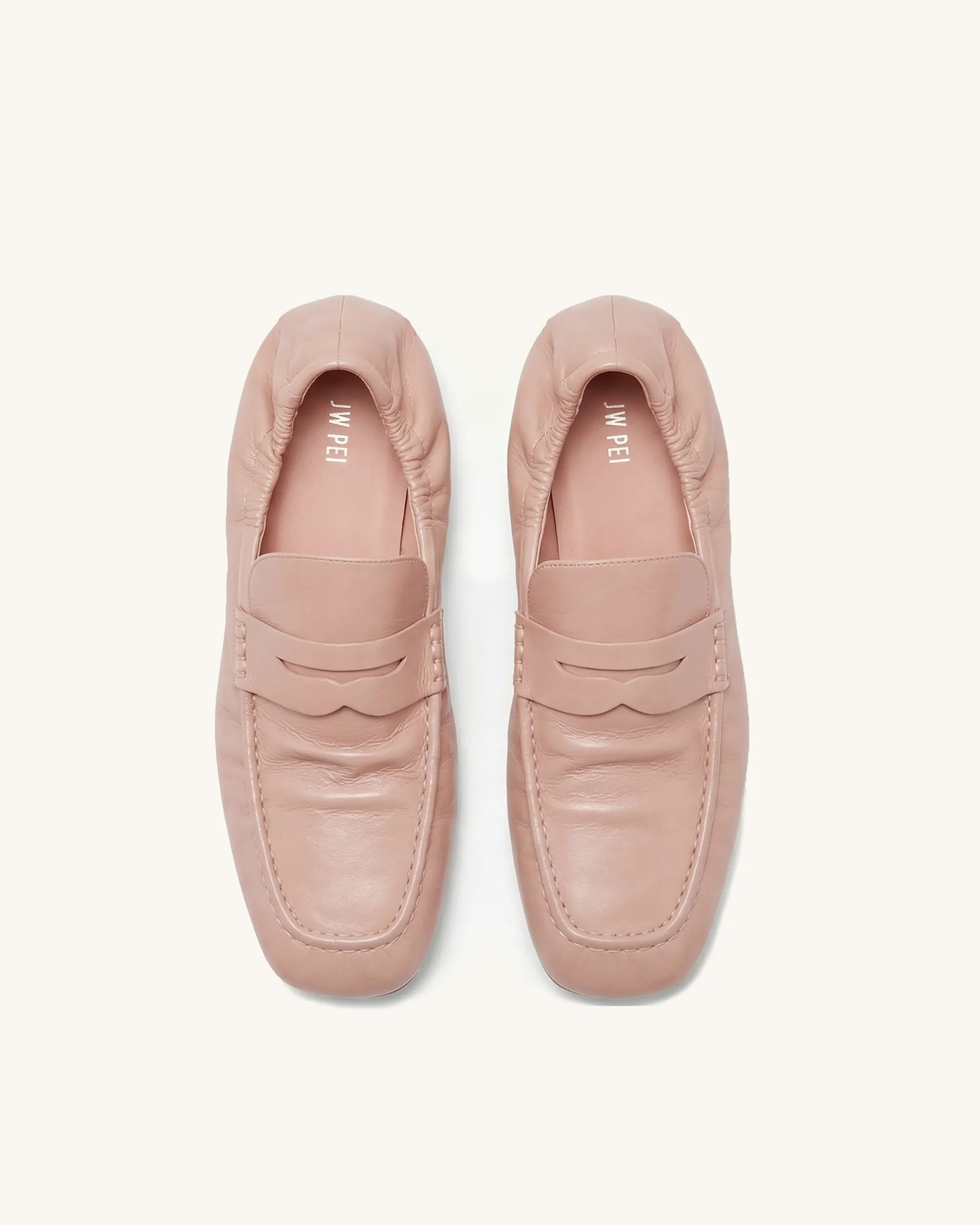 Rowan Pleated Flat Loafers - Pink sold by JW PEI product image thumbnail 2