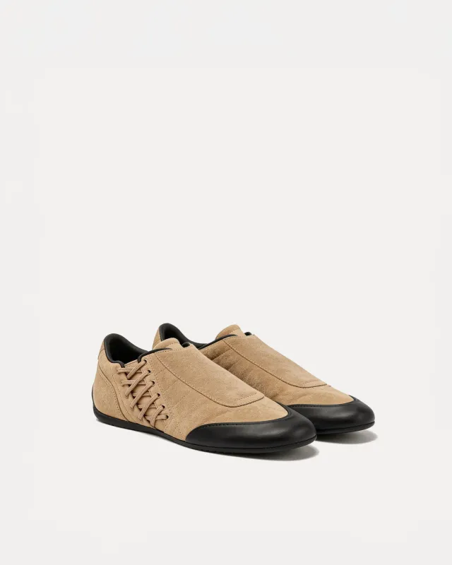 Chloe Panelled Sneakers – Brown made by JW PEI