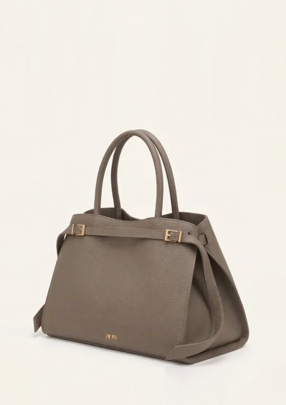 Ella Structured Tote - Taupe made by JW PEI