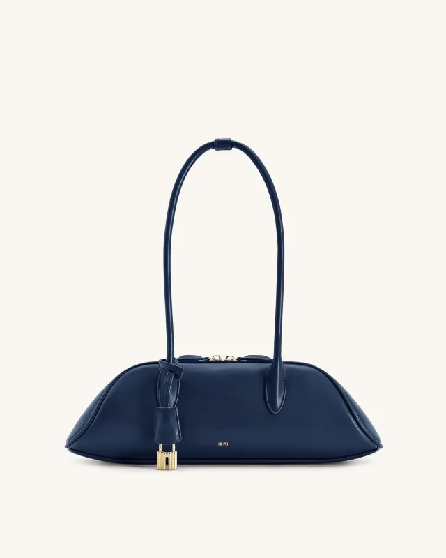 Zora Shoulder Bag - Navy Blue made by JW PEI