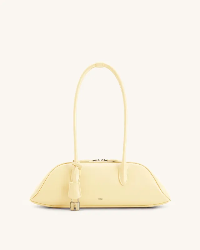 Zora Shoulder Bag - Light Yellow made by JW PEI