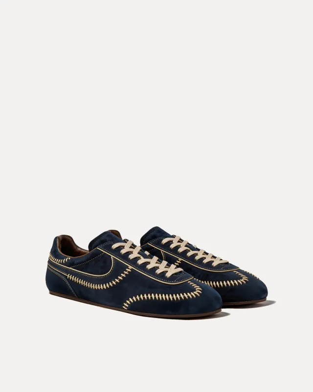 Zoe Contrast Stitch Sneakers – Blue made by JW PEI