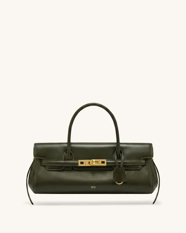 Viviana Small Top Handle Shoulder Bag - Olive Green made by JW PEI