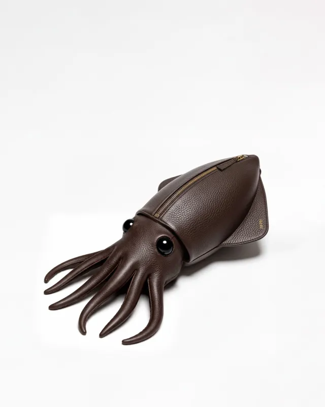 Mia Squid Shaped Bag - Brown made by JW PEI