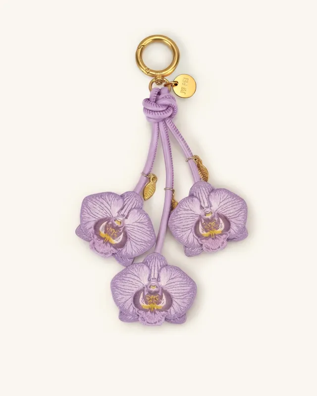 Orchid Bag Charm - lilac made by JW PEI