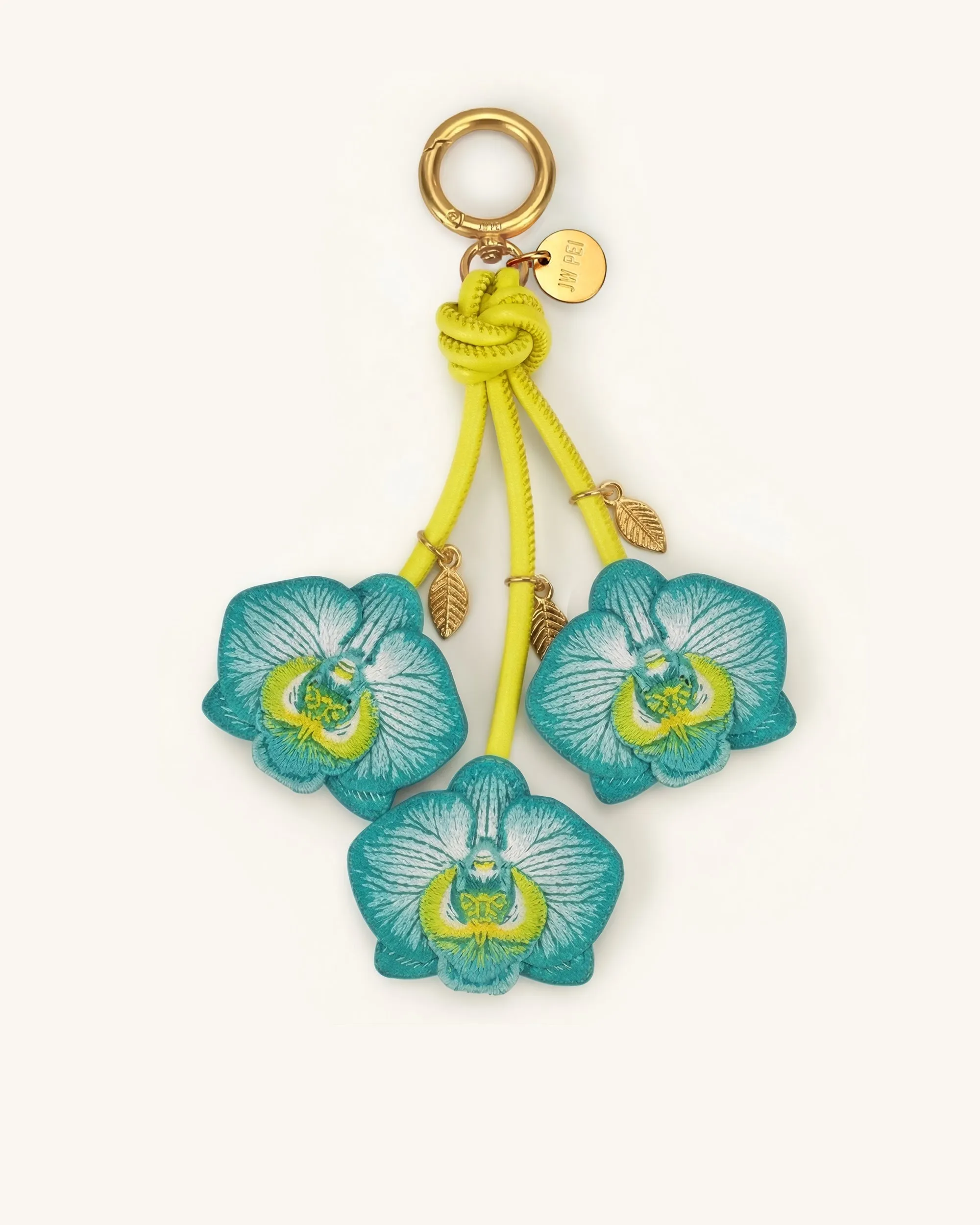 Orchid Bag Charm - Teal sold by JW PEI
