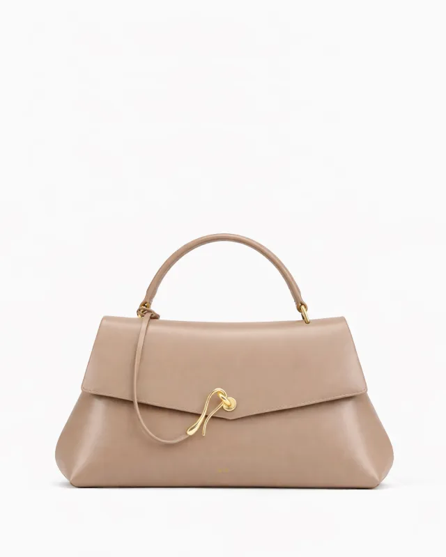 Olivia Envelope Top Handle Bag - Beige made by JW PEI