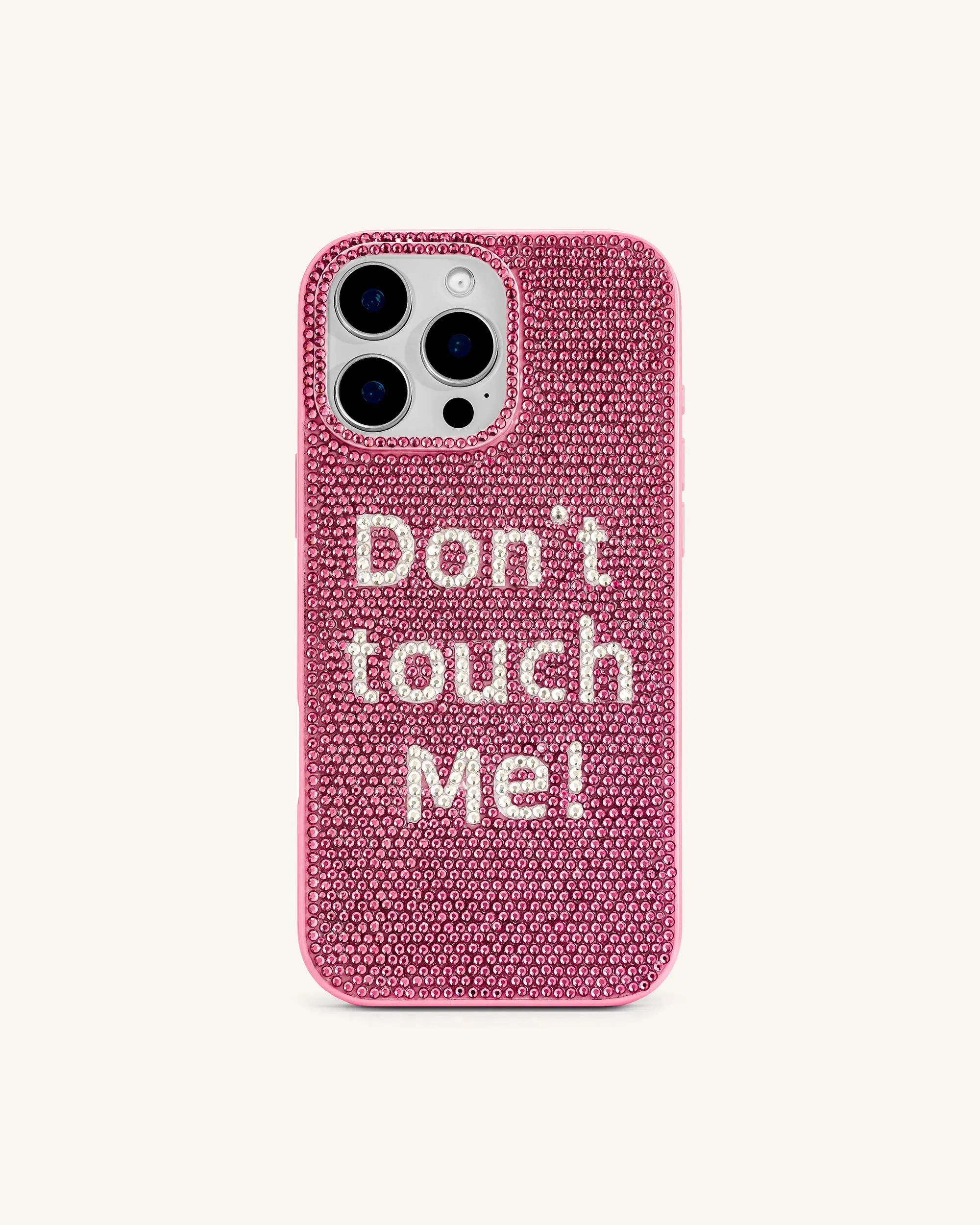 Don't Touch Me! Phone Case - Multicolor Pink sold by JW PEI