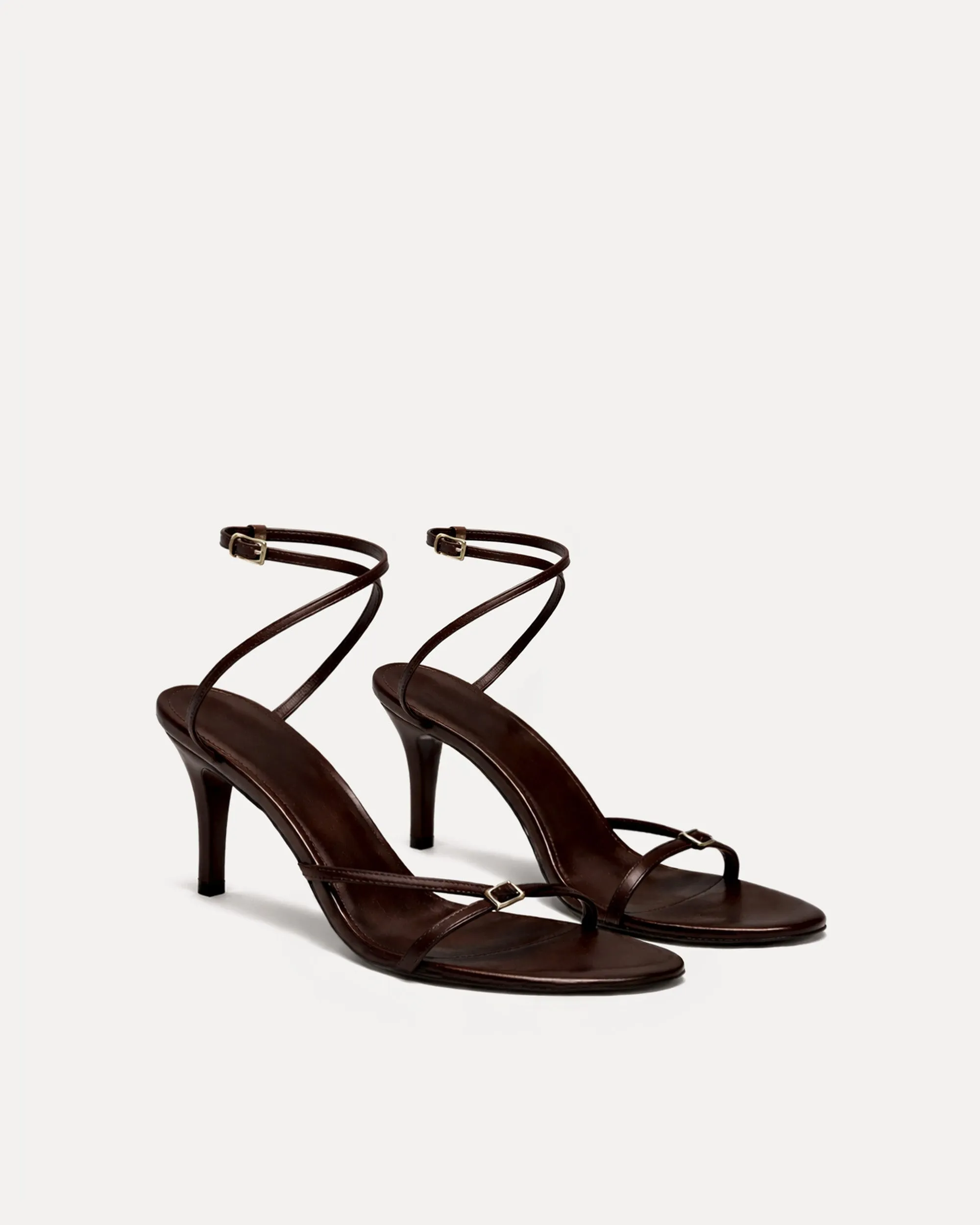 Nina Strappy Sandals – Brown sold by JW PEI