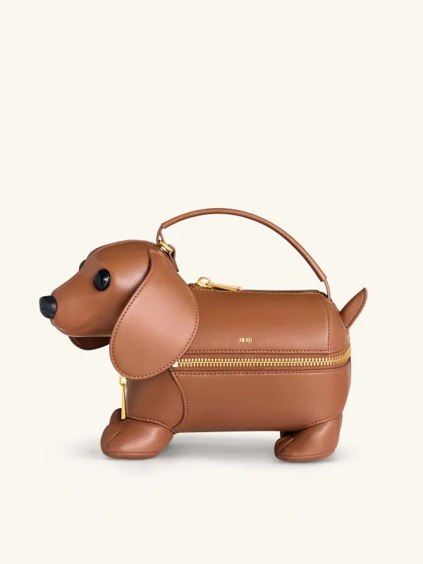 Emilia Dog-Shaped Bag - Brown made by JW PEI