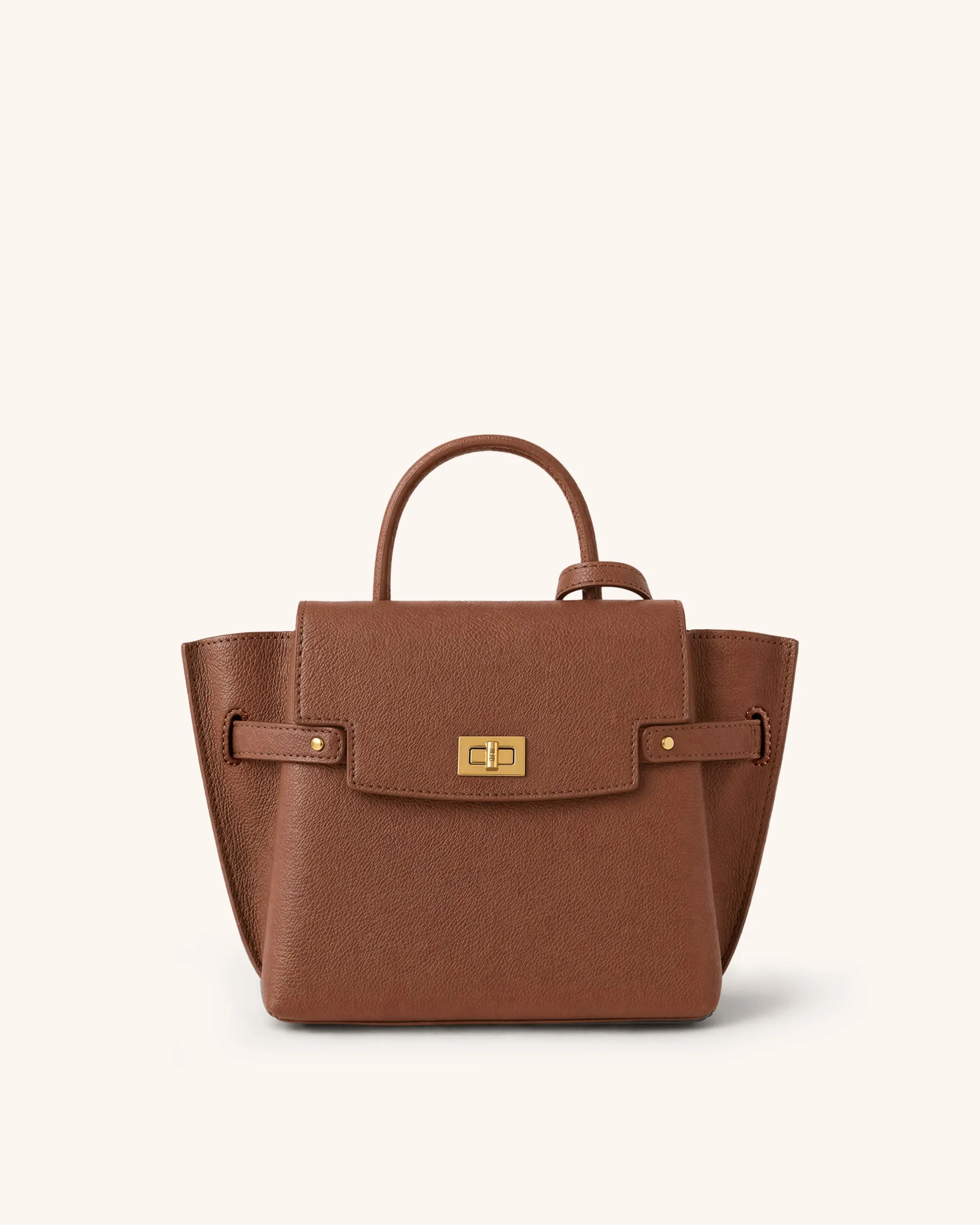 Isabel Top Handle Bag - Brown sold by JW PEI