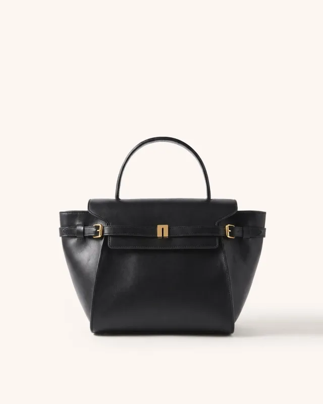 Riley Top Handle Bag - Black made by JW PEI