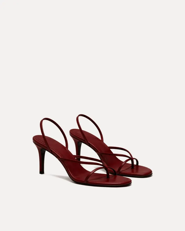 Ashley Strappy Sandals – Red made by JW PEI