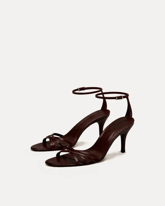 Sophie Strappy Sandals – Brown made by JW PEI