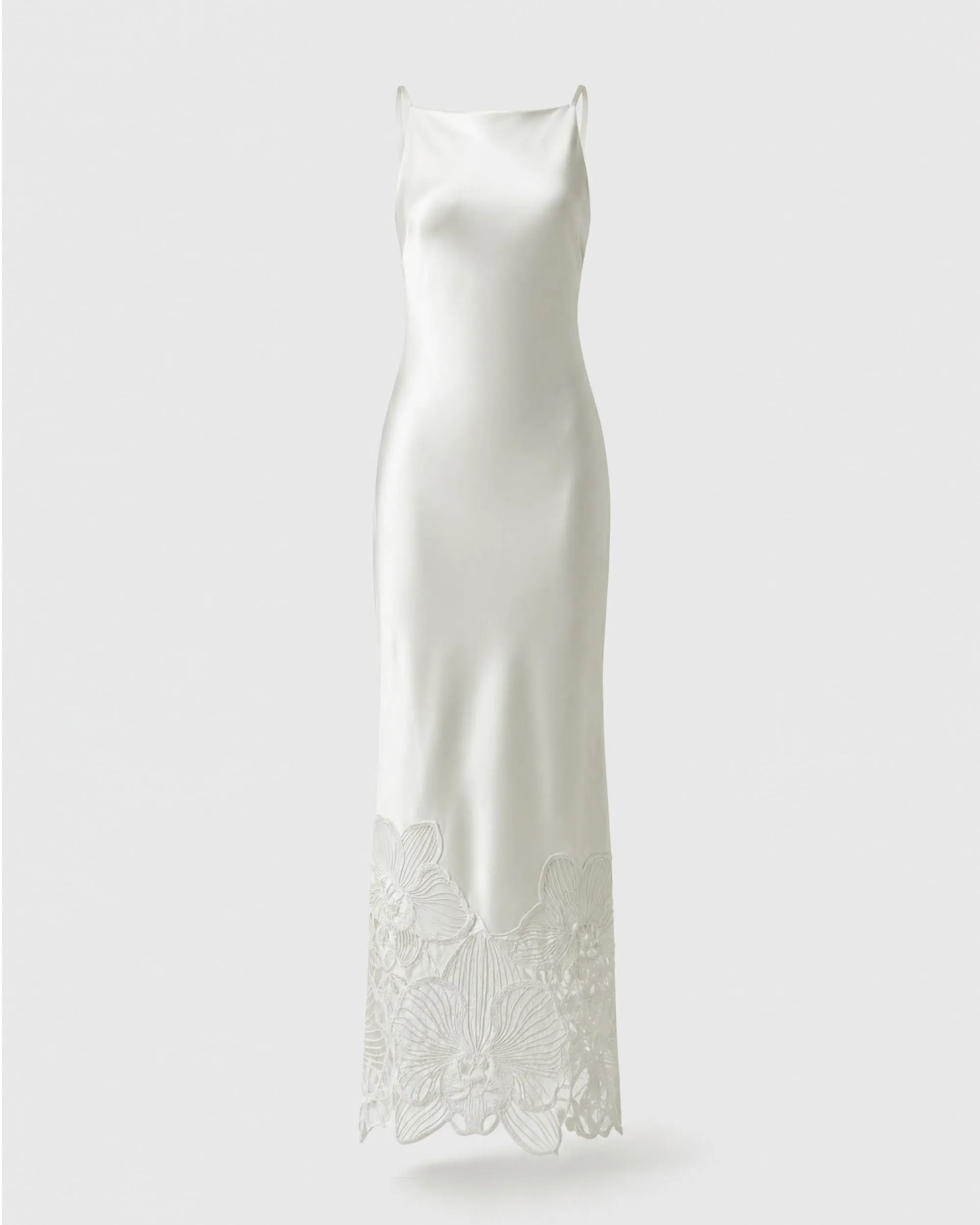 Orchid Embroidered Slip Dress - White sold by JW PEI product image thumbnail 3