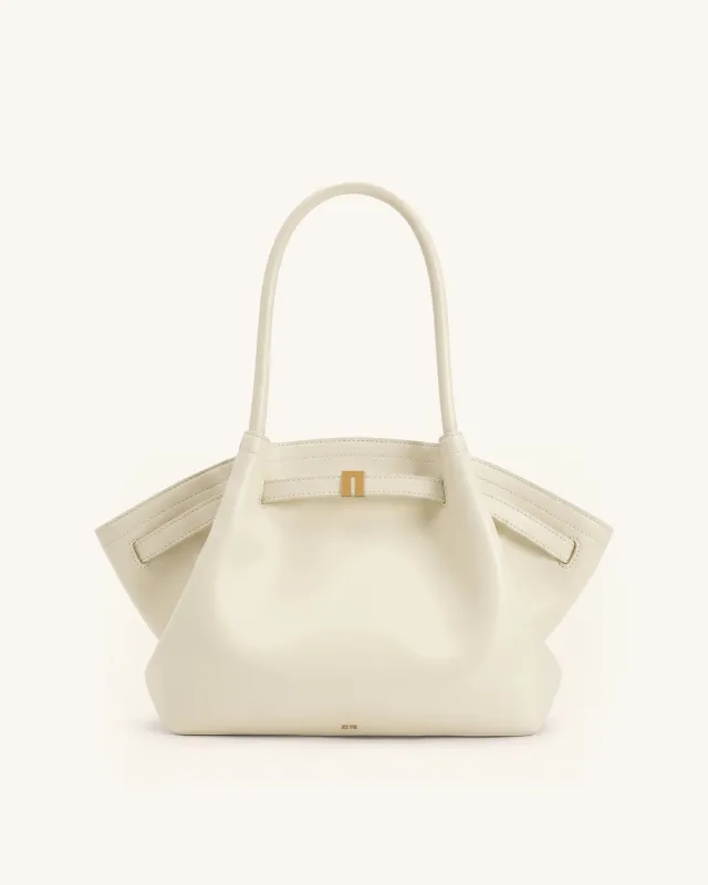 Hana Medium Tote Bag - Off White made by JW PEI
