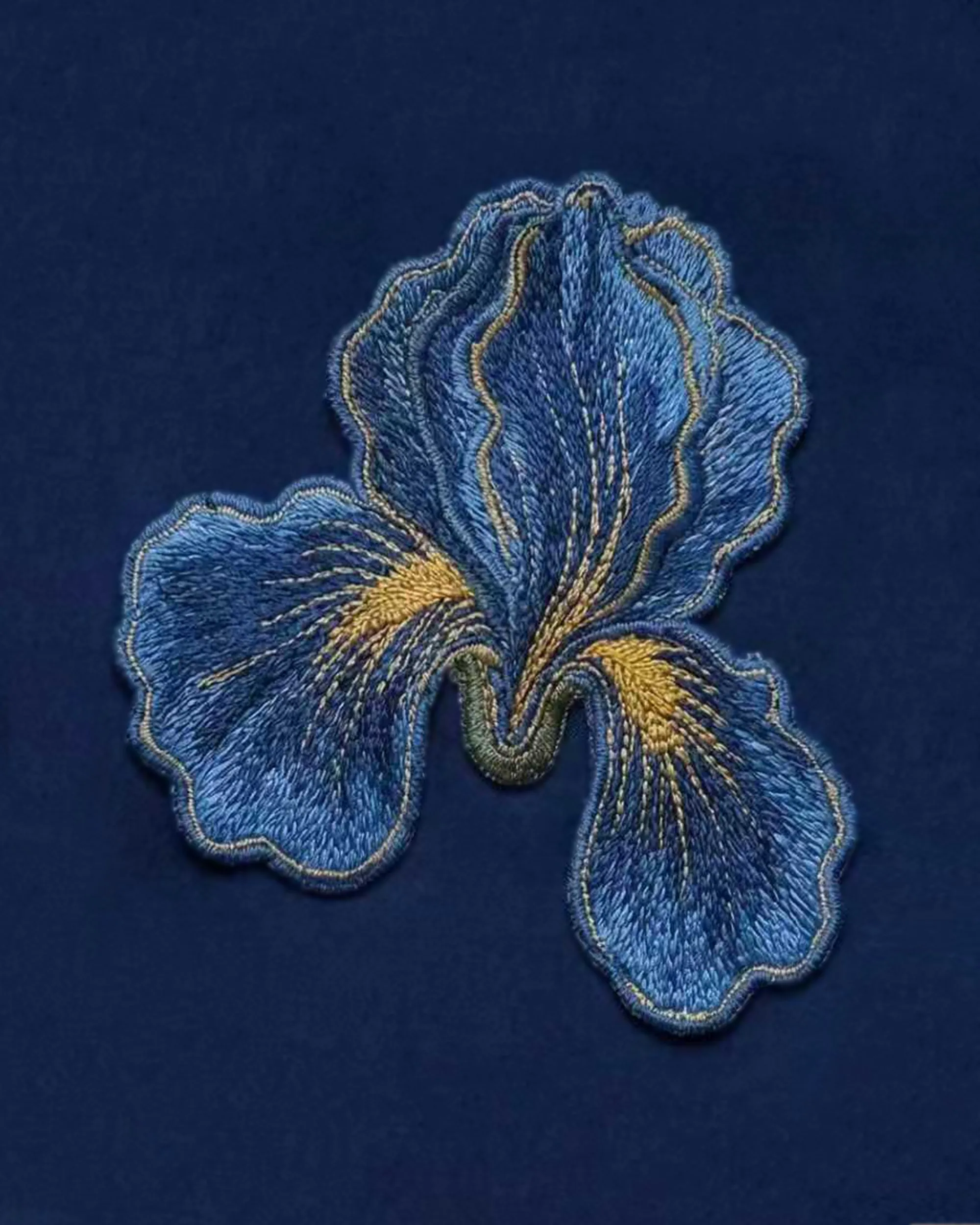 Iris Embroidered A-Line Maxi Dress - Navy Blue sold by JW PEI product image thumbnail 2