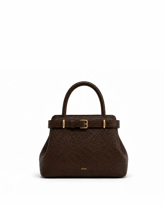 Taylor Top Handle Bag - Brown made by JW PEI