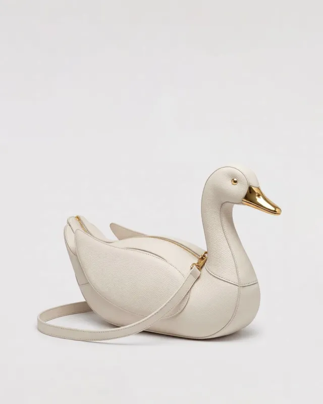 Duck Shaped Crossbody Bag - Ivory made by JW PEI
