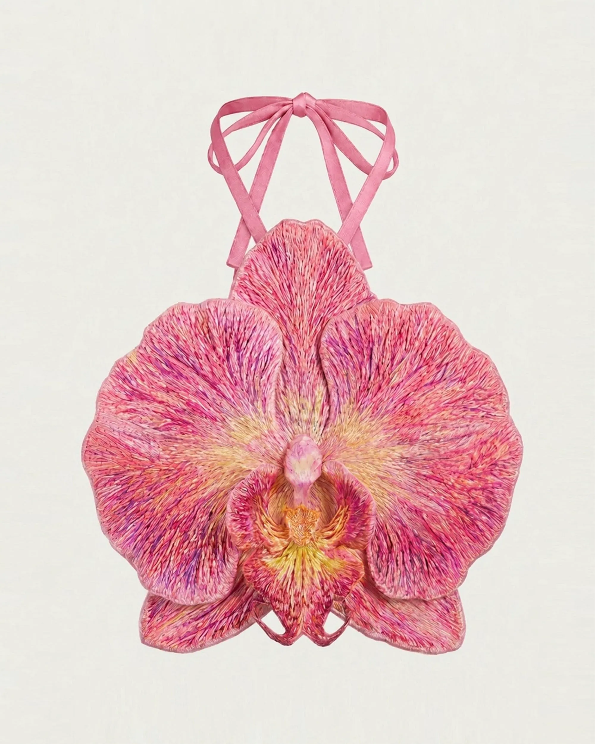 3D Orchid Halter Crop Top - Pink sold by JW PEI product image thumbnail 2