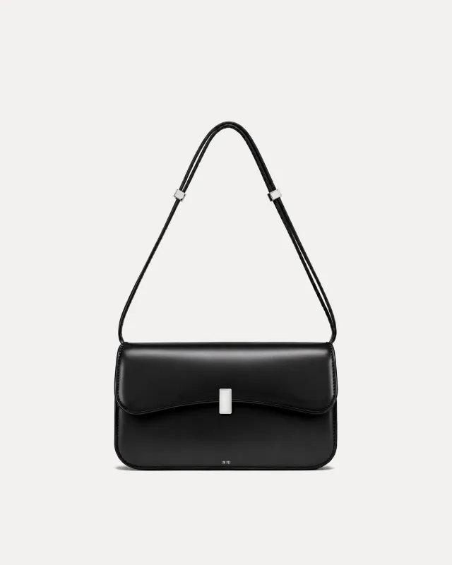 Ella Shoulder Bag - Black made by JW PEI