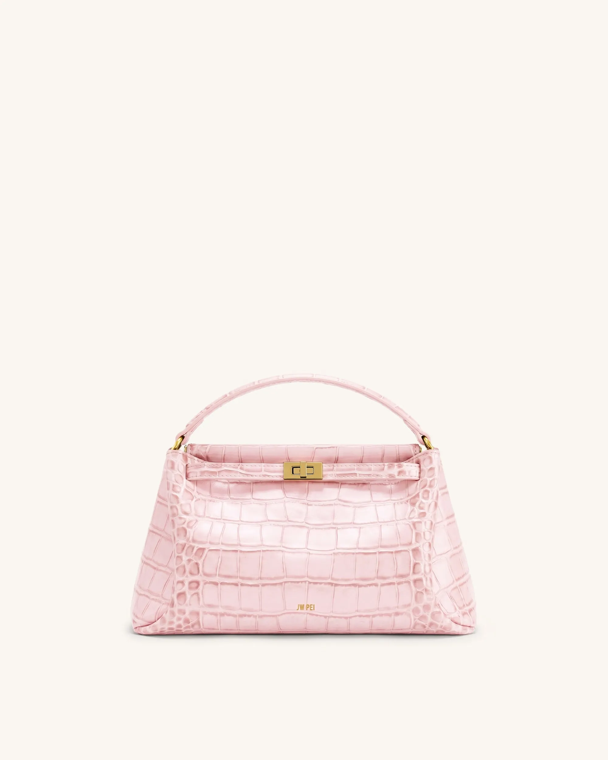 Carmen Top Handle Bag - Pink Croc sold by JW PEI
