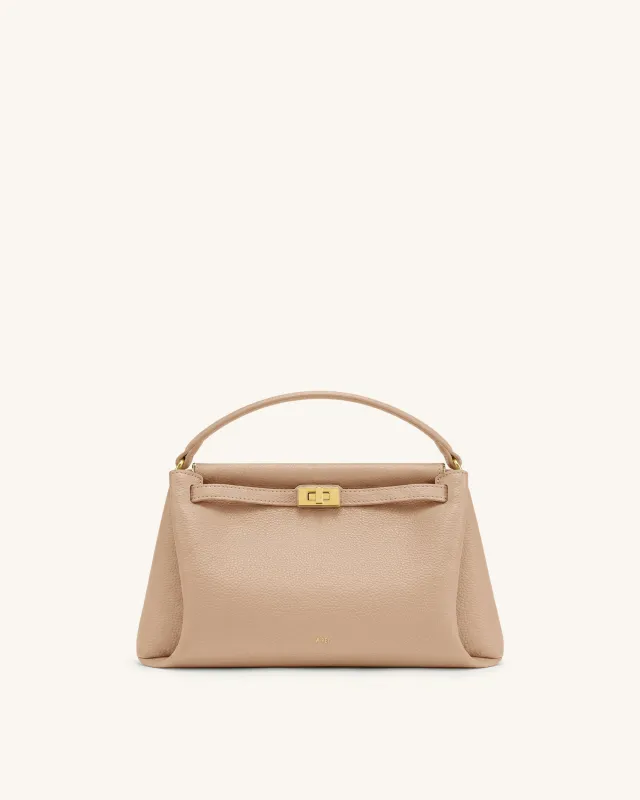 Carmen Top Handle Bag - Light Khaki made by JW PEI