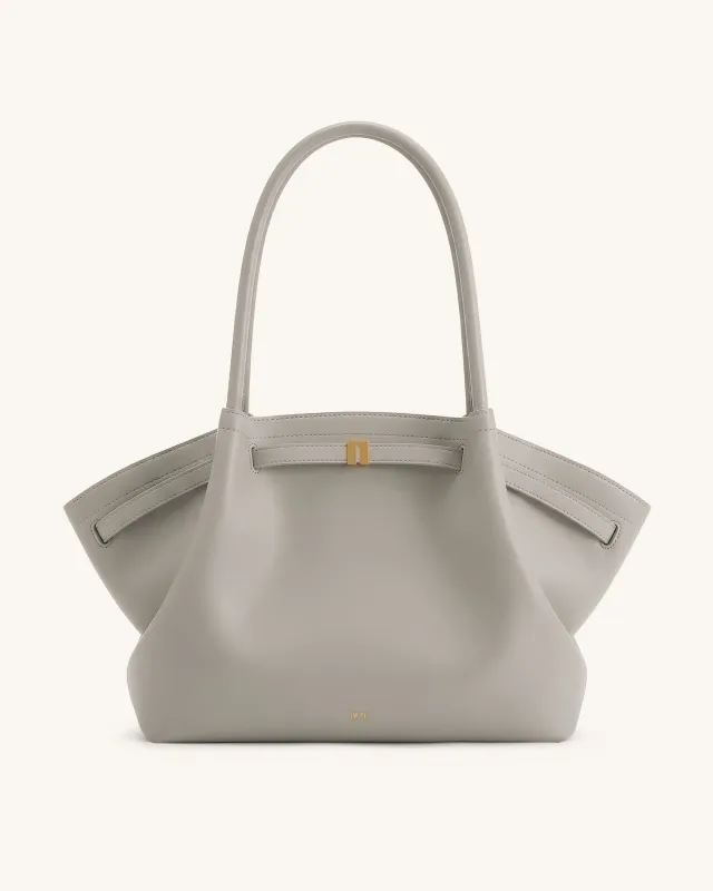 Hana Large Tote Bag - Grey made by JW PEI