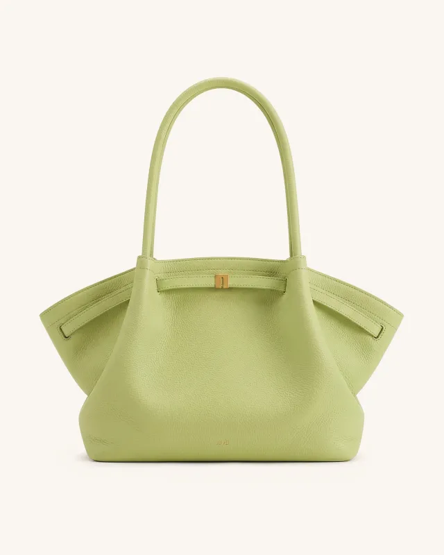 Hana Large Tote Bag - Light Green made by JW PEI