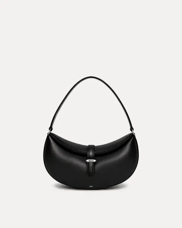 Mia Crescent Shoulder Bag - Black made by JW PEI