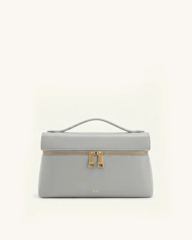 Thea Top Handle Bag - Gray Blue made by JW PEI