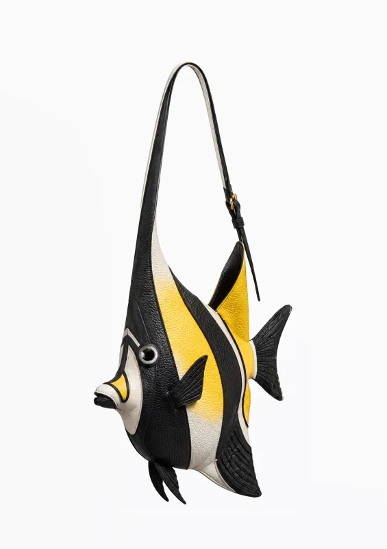 Angelfish Shoulder Bag – Yellow Multi made by JW PEI