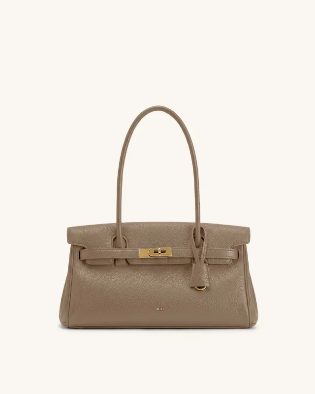 Yara Shoulder Bag - Taupe made by JW PEI