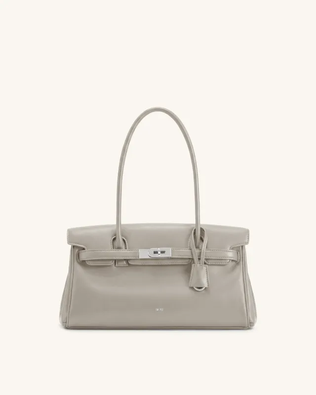 Yara Shoulder Bag - Light Gray made by JW PEI