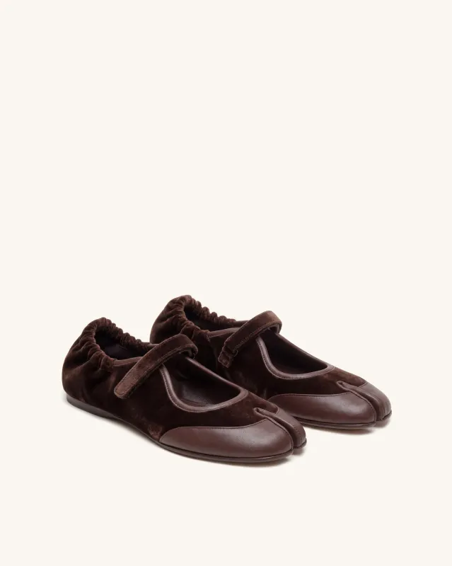 Chloe Tabi Mary Janes – Brown made by JW PEI