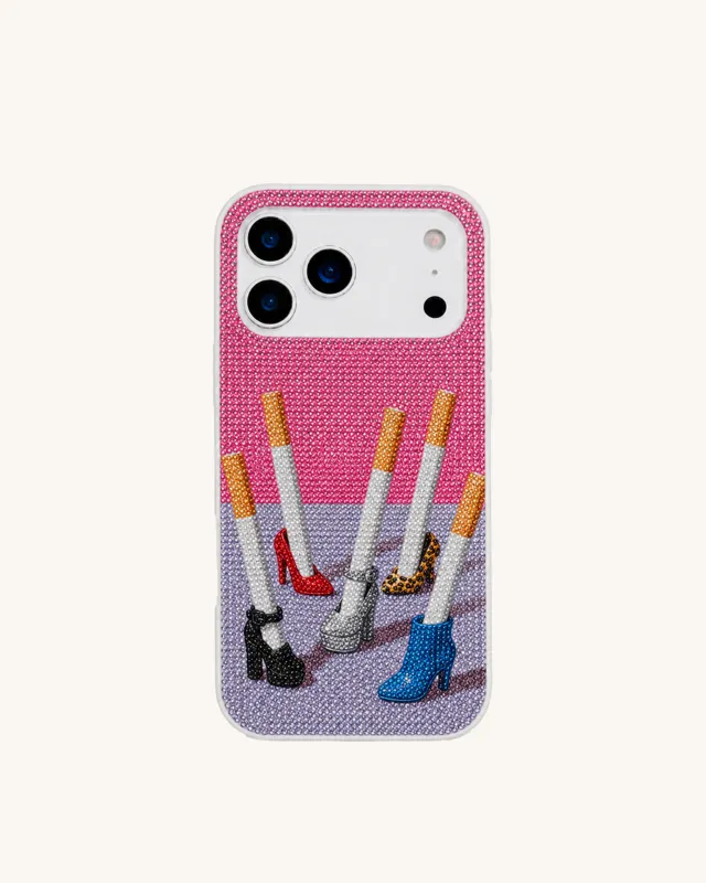 Cigarette Heels Phone Case – Pink made by JW PEI