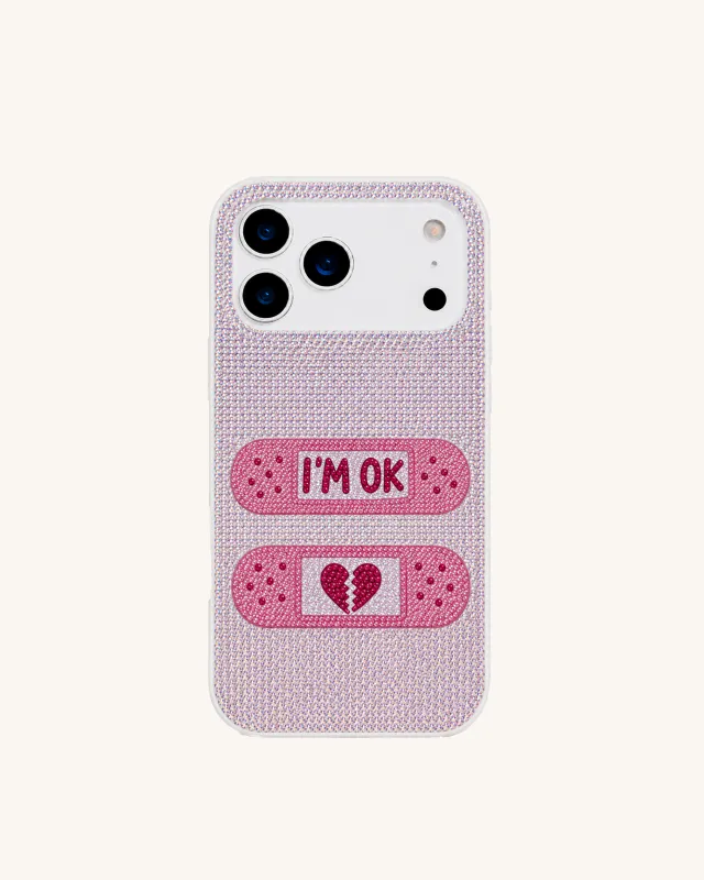 Pink Bandage Heart Phone Case – Pink made by JW PEI