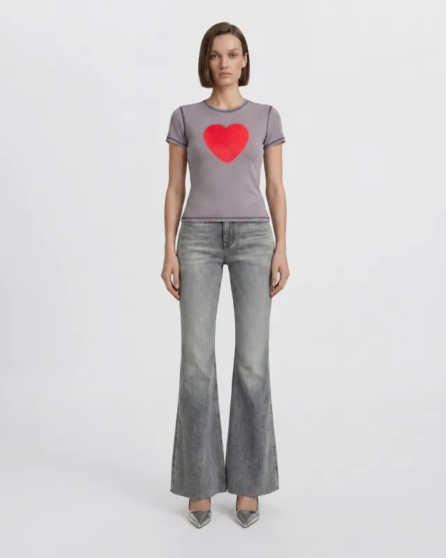 The Lil Goodie Goodie Crush T-shirt - Lilac Grey made by JW PEI