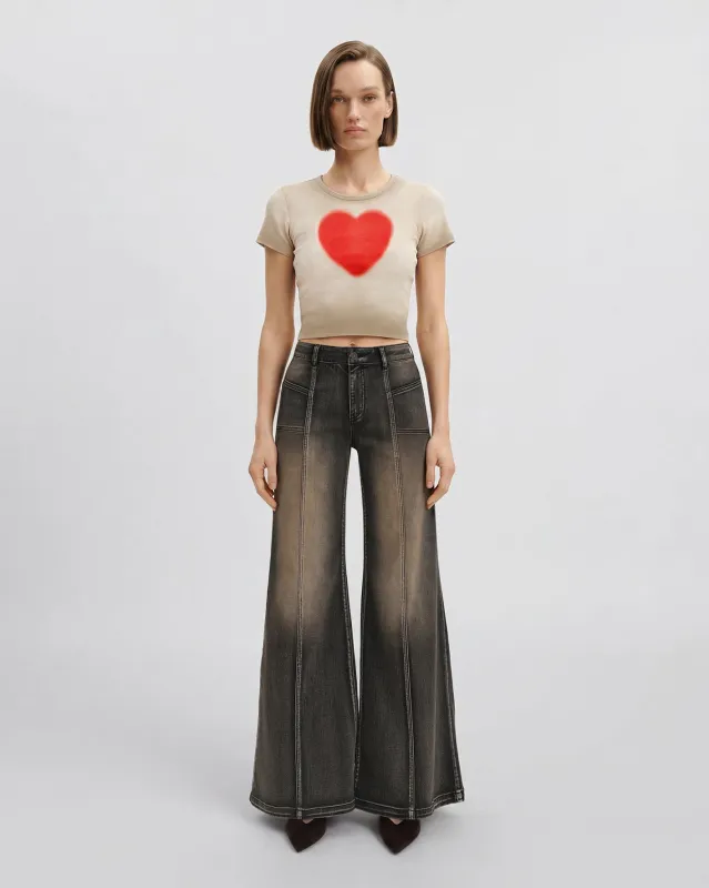 The Shrunken Faded Love T-shirt  - Dirty Oat made by JW PEI