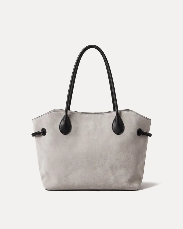 Avery Faux Suede Tote - Grey made by JW PEI