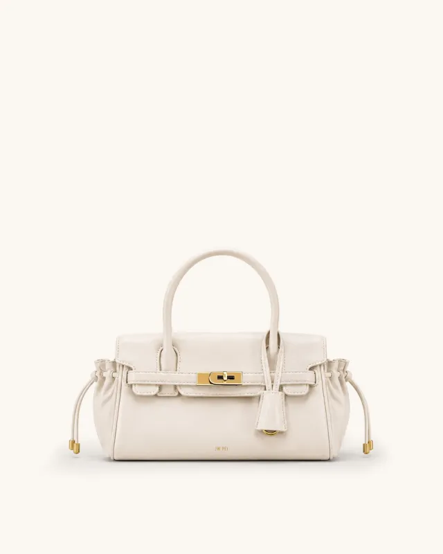 Yara Drawstring Satchel Bag - Ivory made by JW PEI