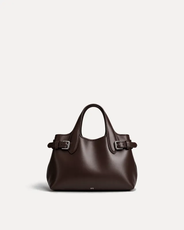 Avery Brown Top Handle Bag - Brown made by JW PEI