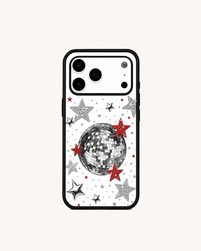 Disco Ball Star Phone Case – Silver made by JW PEI