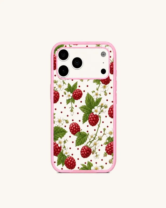 Berry Floral Print Phone Case – Pink made by JW PEI
