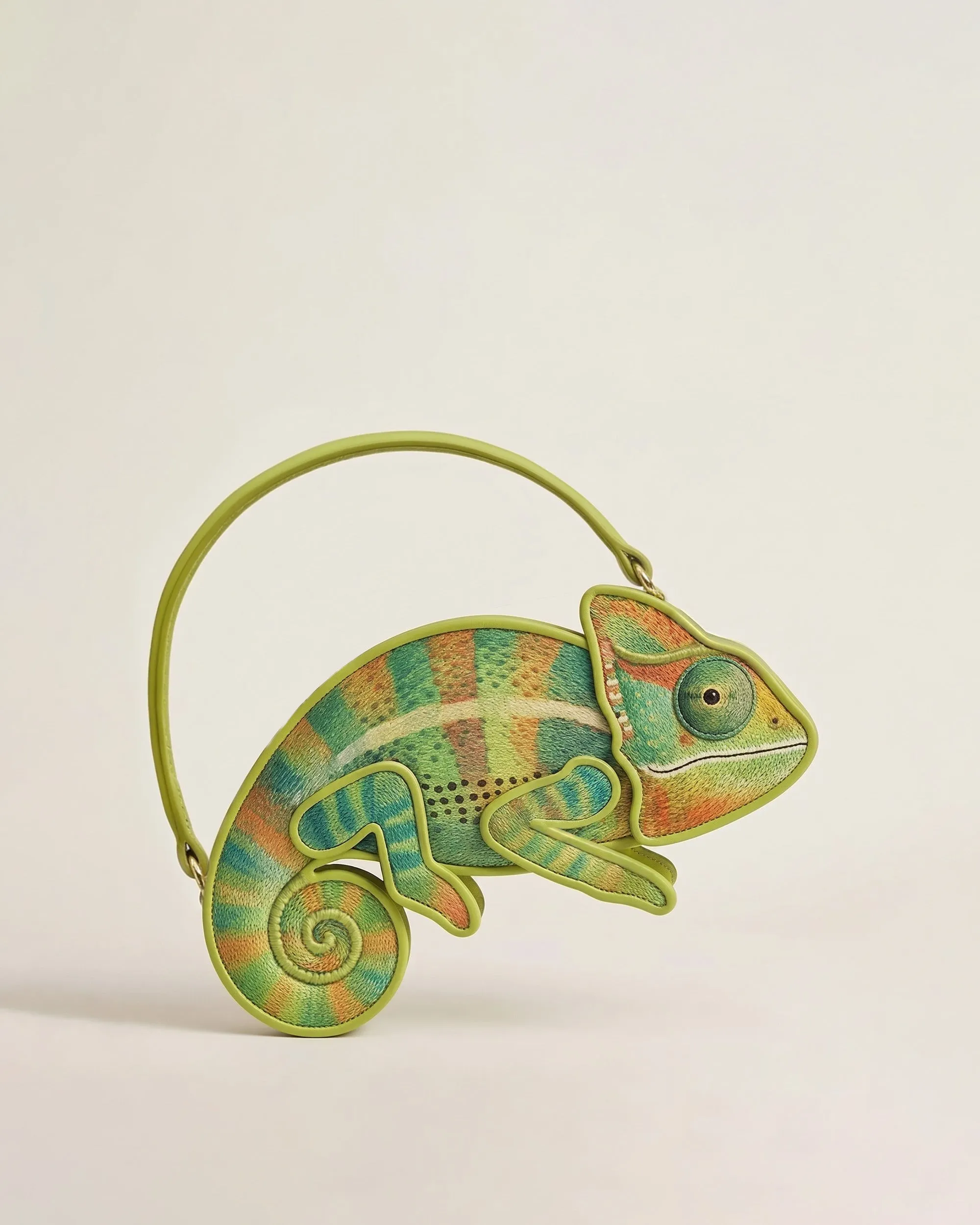 Chameleon Shaped Bag - Green sold by JW PEI