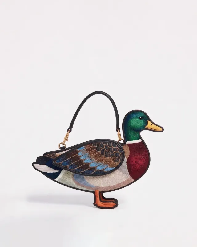 Mallard Duck Top Handle Bag - Multi made by JW PEI