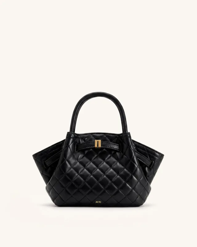 Hana Mini Tote Bag - Jet Black made by JW PEI