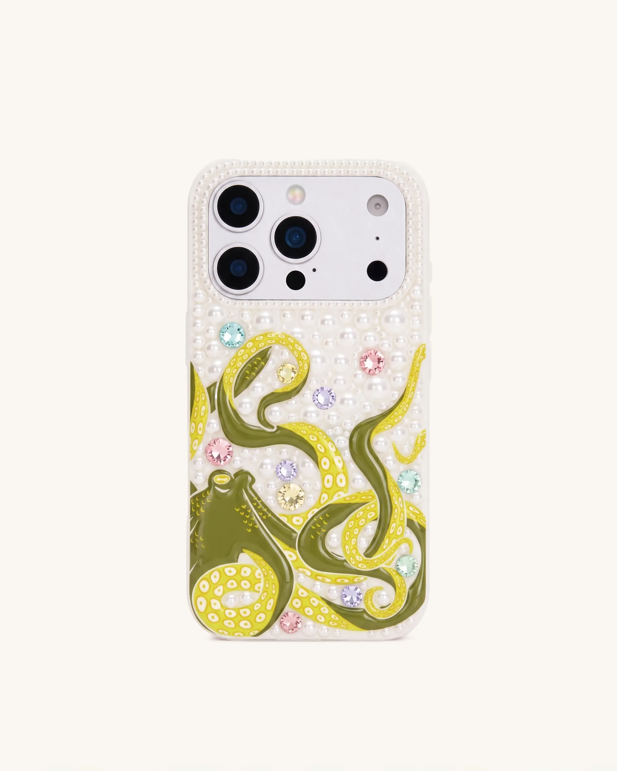 Pearl Octopus Phone Case – White sold by JW PEI